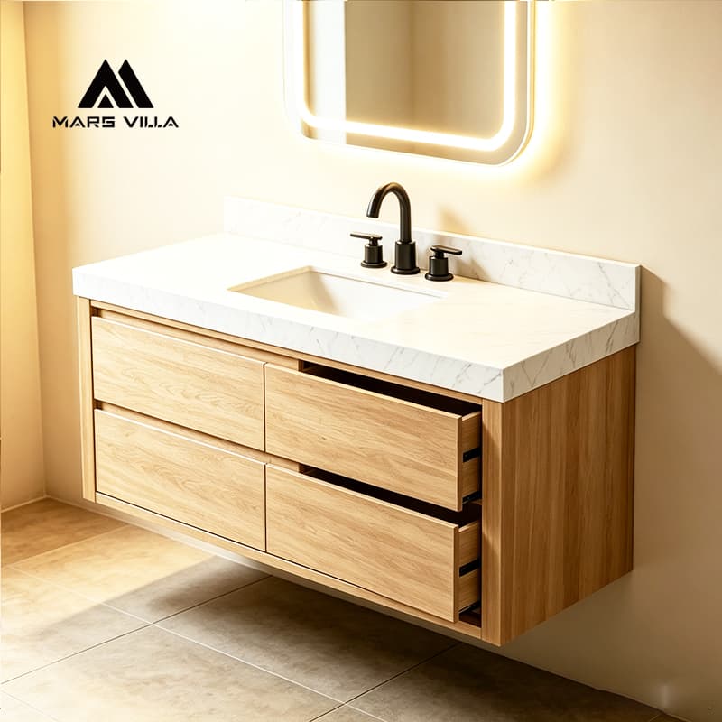 4 drawer bathroom vanity