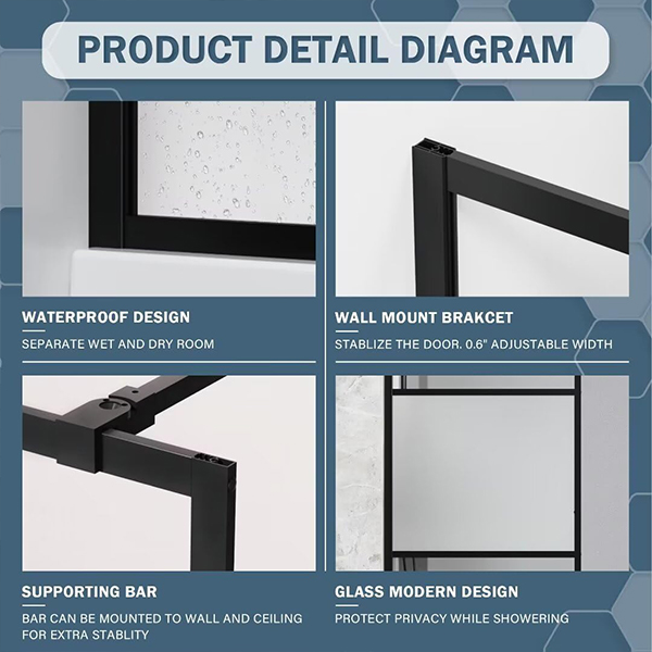In-stock shower doors available for fast shipment.