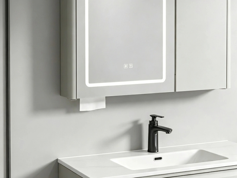 led mirror cabinet