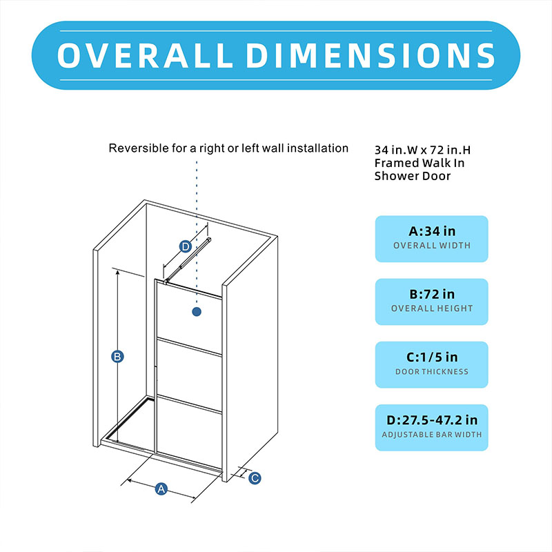 Dimension diagram for 34