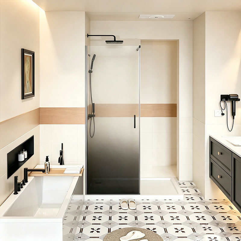 SGCC CE certified shower door factory with strict quality control.