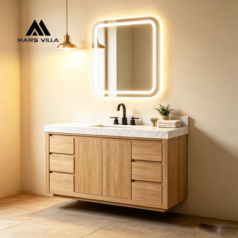 modern floating bathroom vanity