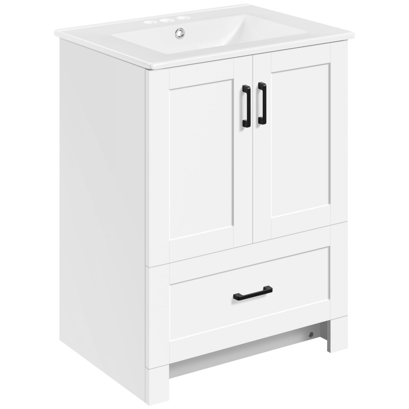 freestanding bathroom vanity set