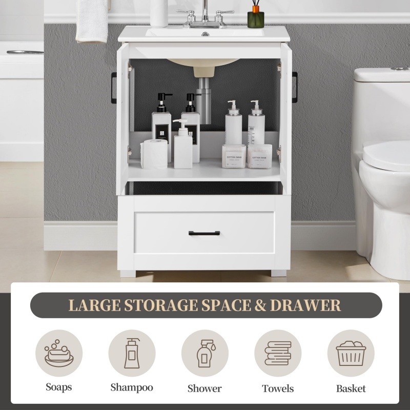 small bathroom vanity set