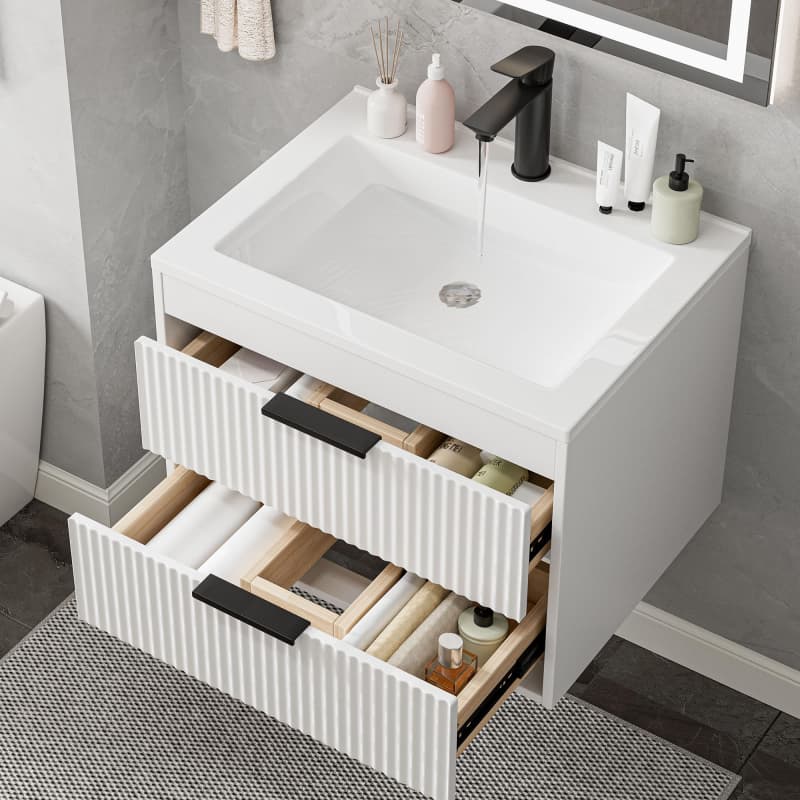 2 drawer bathroom vanity
