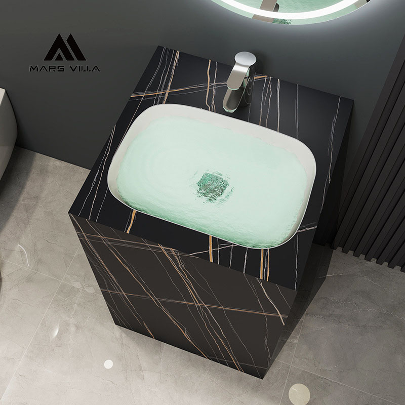 compact bathroom vanity