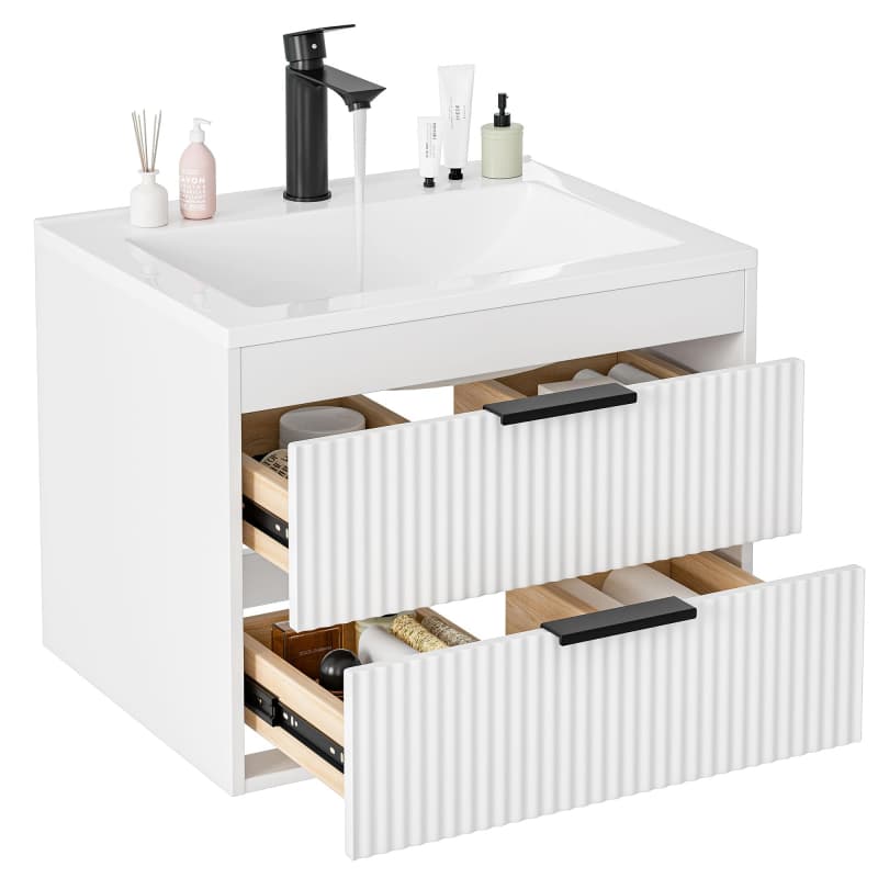 wall mounted bathroom vanity