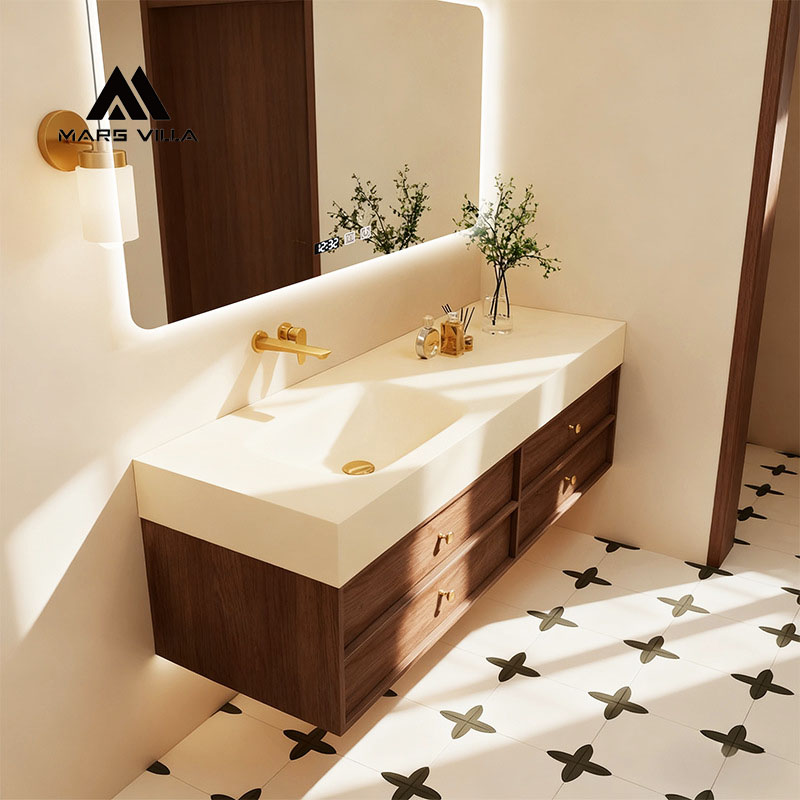 floating bathroom vanity set