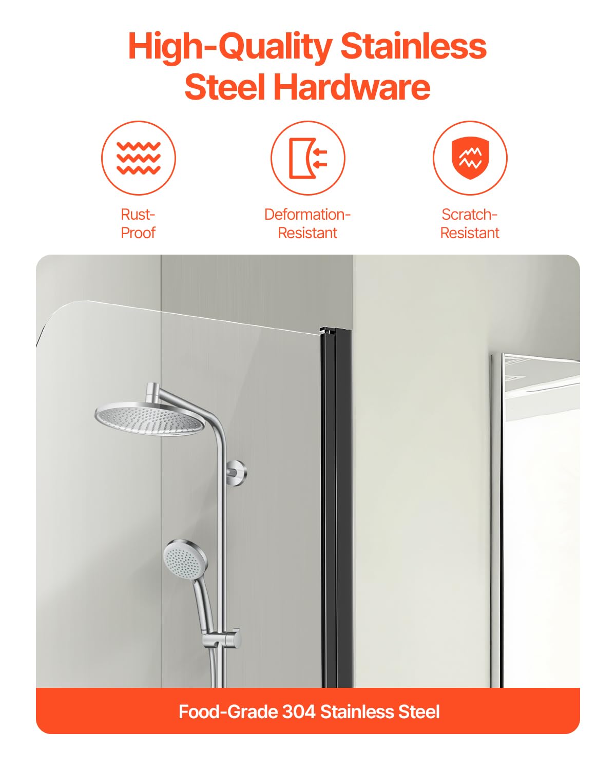 Factory-direct pricing for frameless and sliding shower doors