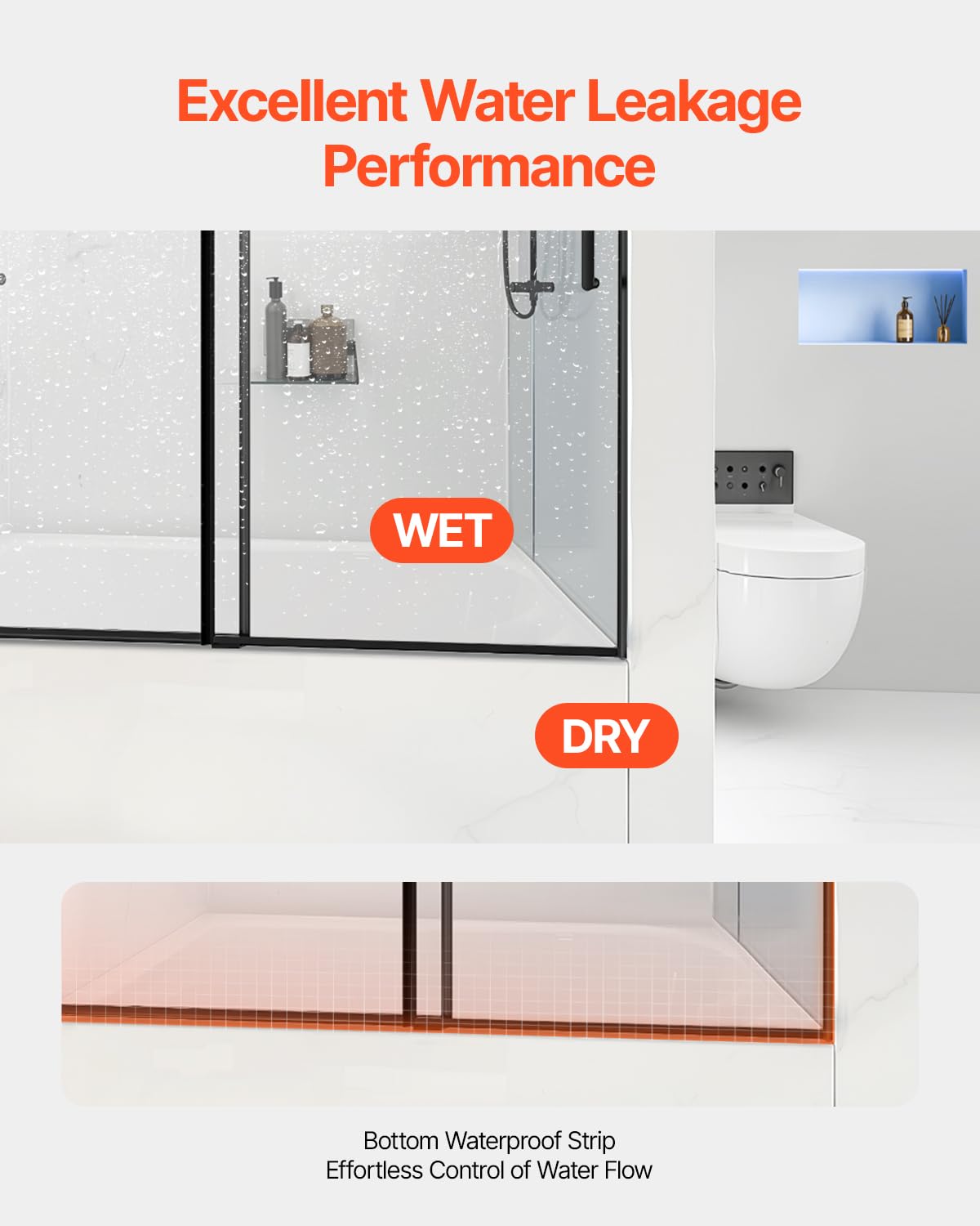 Quality-tested shower doors for residential and commercial applications