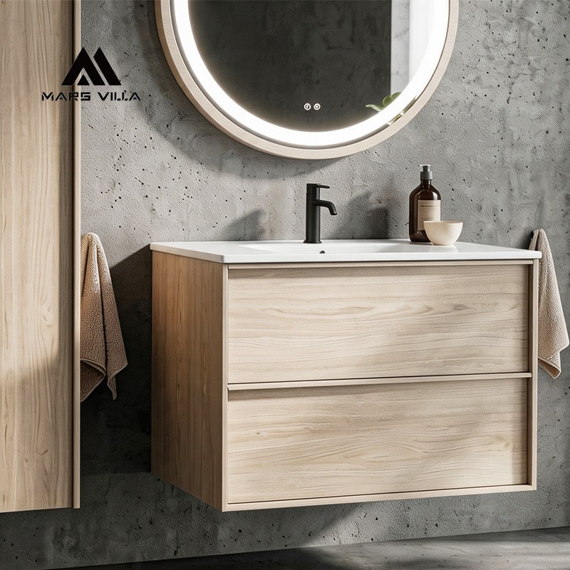 wood bathroom vanity