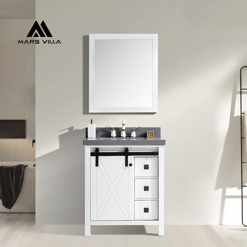 white bathroom vanity set