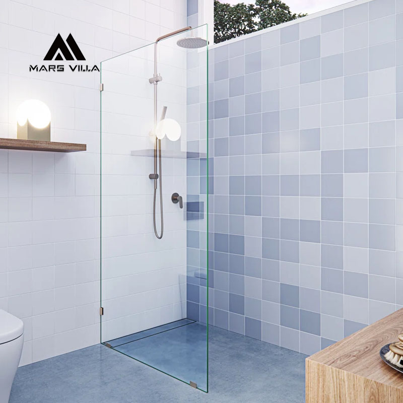 Factory price 36×78 in minimalist frameless walk-in shower panel screen